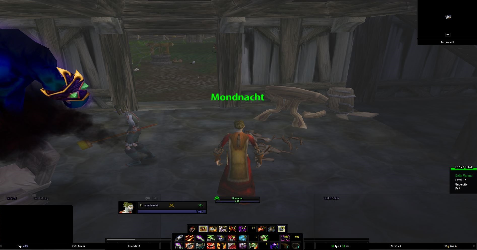Addon pfUI per World of Warcraft Vanilla (1.12.1)