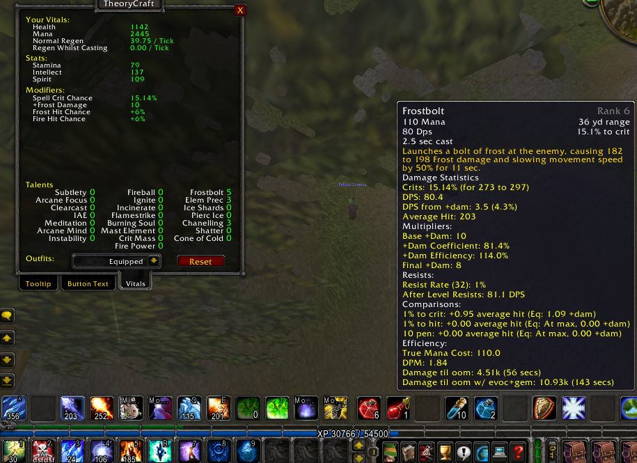 TheoryCraft - WoW Vanilla Addon