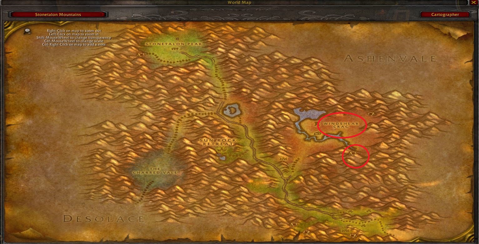 Stonetalon mountains lockpicking